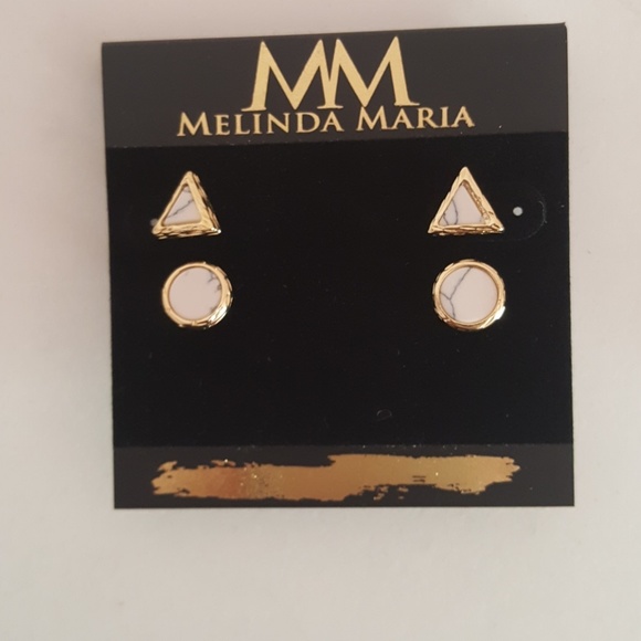 Geometric studs earrings - Picture 1 of 1